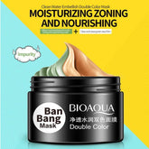 BIOAQUA Double Color Face Mask for Cleansing - BanBang Mud Mask 50g+50g